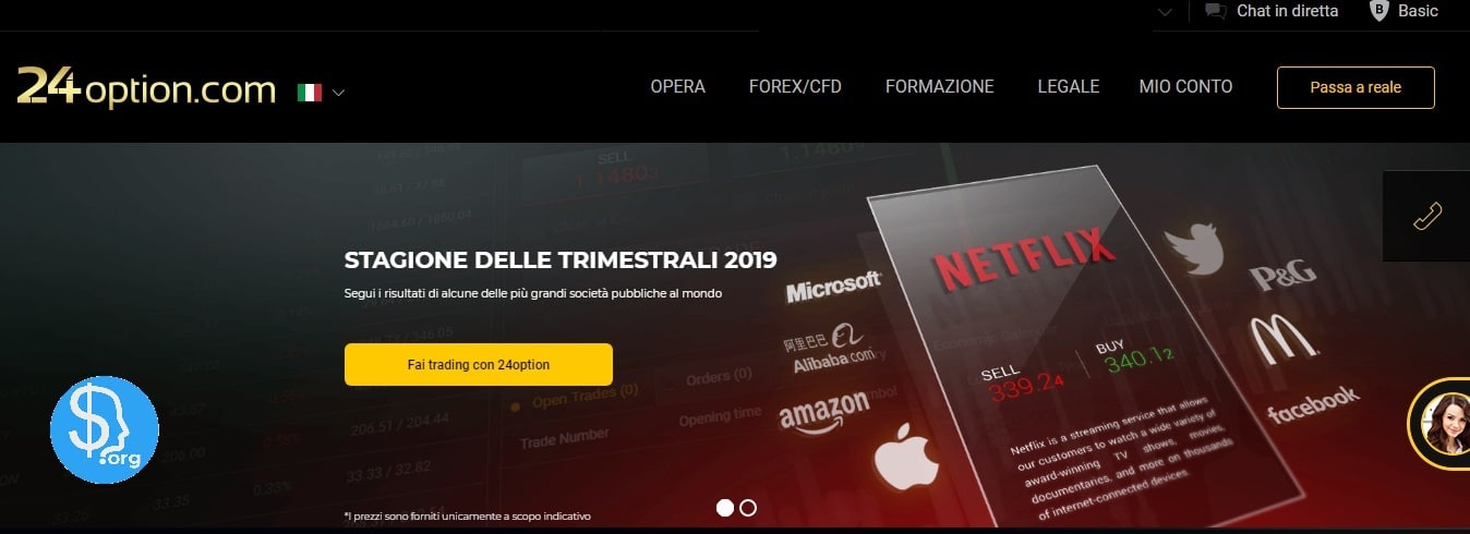 sito ufficiale di 24option