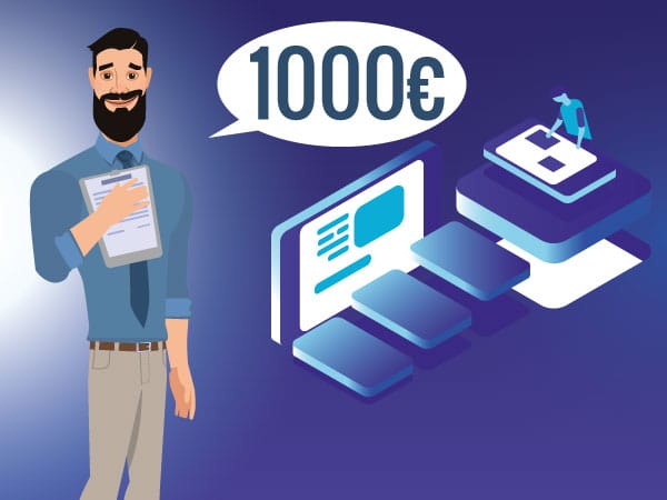 Investire in borsa 1000 euro - IMG by ©Investireinborsa.org