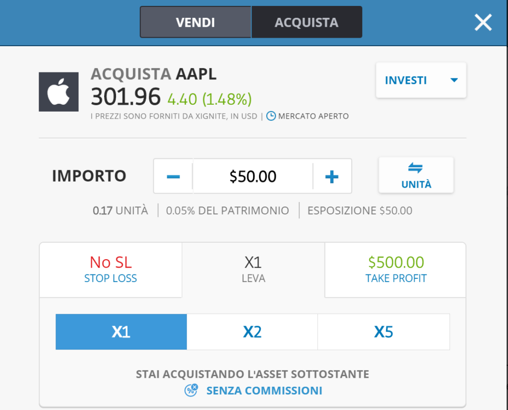 azione apple