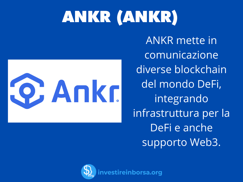 Ankr - scheda tecnica riassuntiva a cura di InvestireInBorsa.org