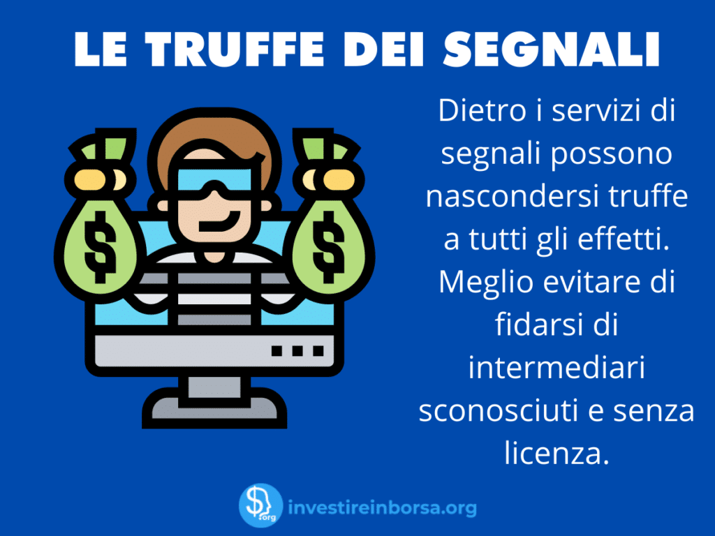 Segnali Forex - Truffa - infografica di Investireinborsa.org