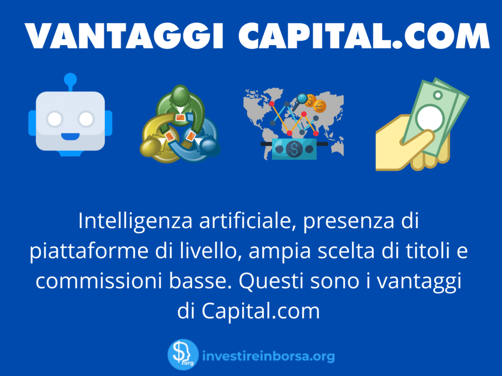 Capital.com vantaggi - infografica di InvestireInBorsa.org