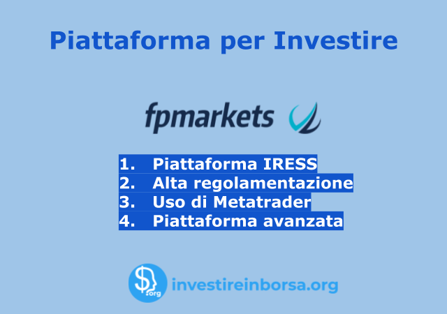 Piattaforma di trading FP Markets: principali vantaggi