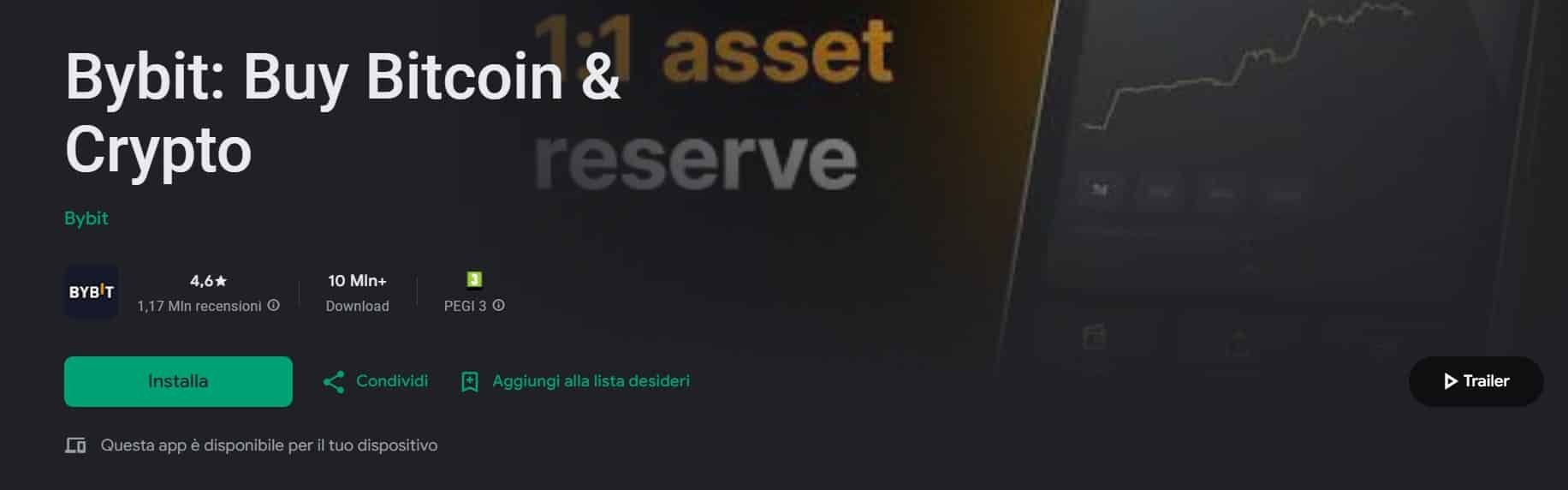 Migliori App per investire in criptovalute - Bybit