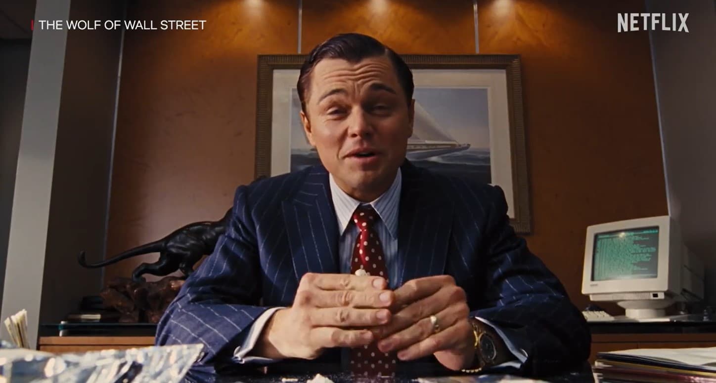 Jordan Belfort - film The Wolf of Wall Street