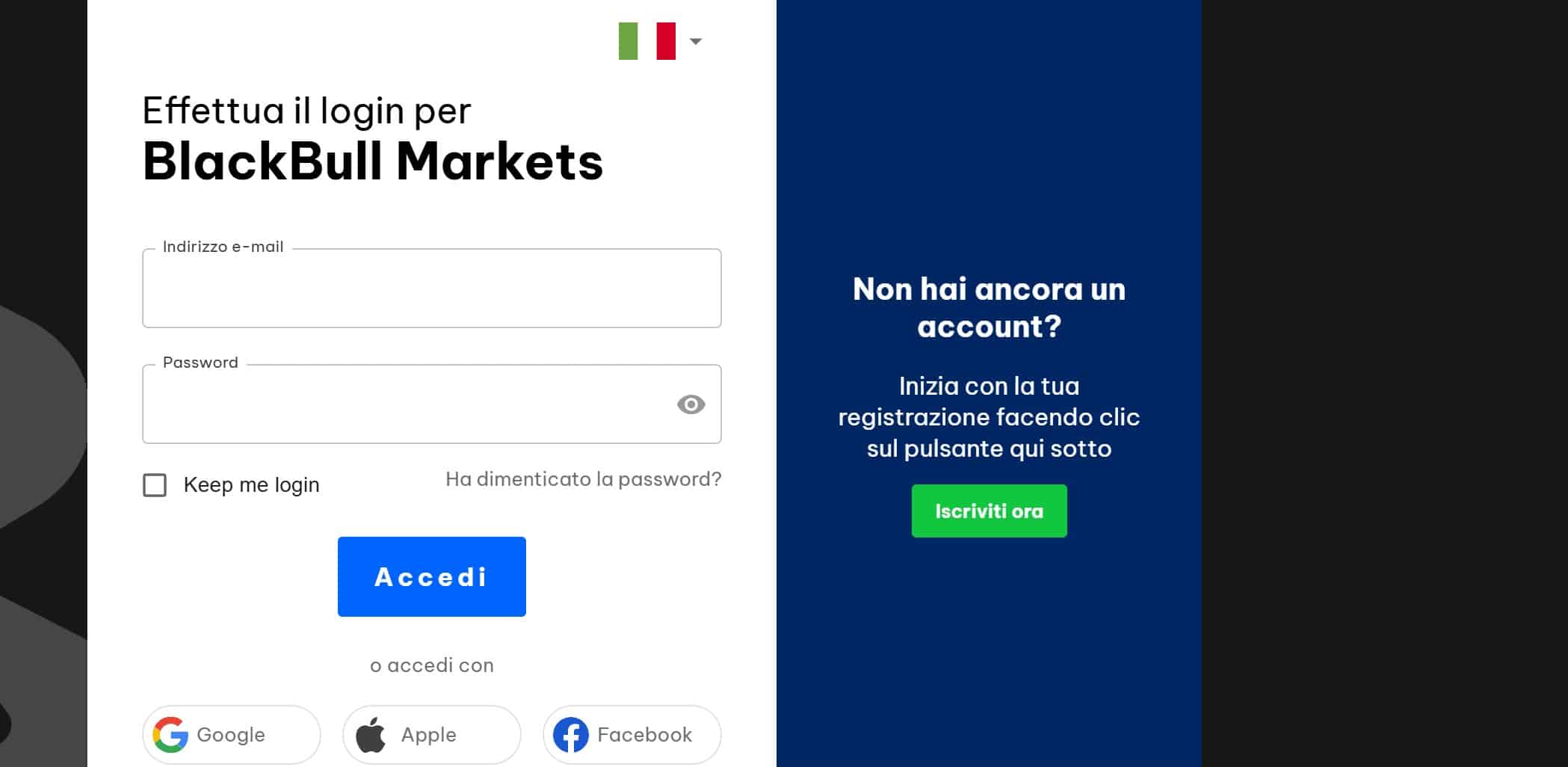 BlackBull Markets login