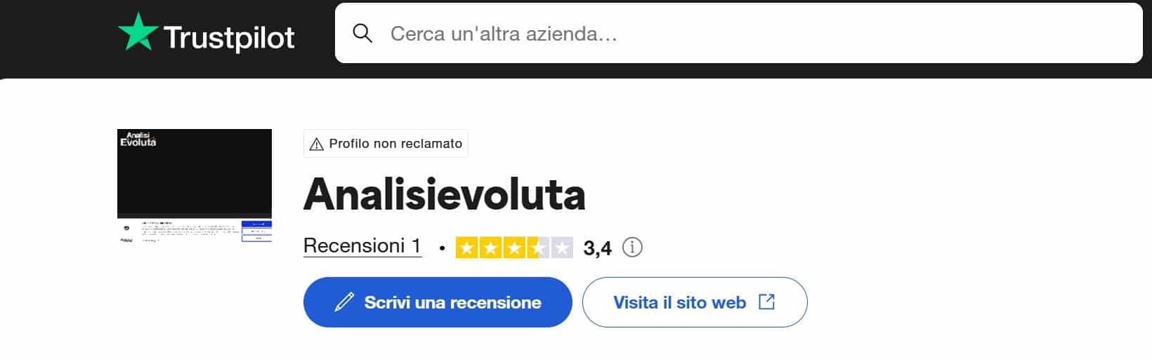 Jacopo Marini recensioni TrustPilot