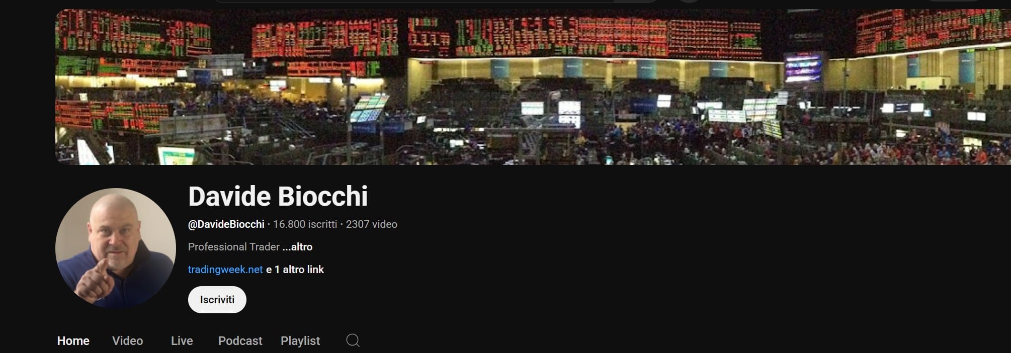 Davide Biocchi - YouTube Market Briefing