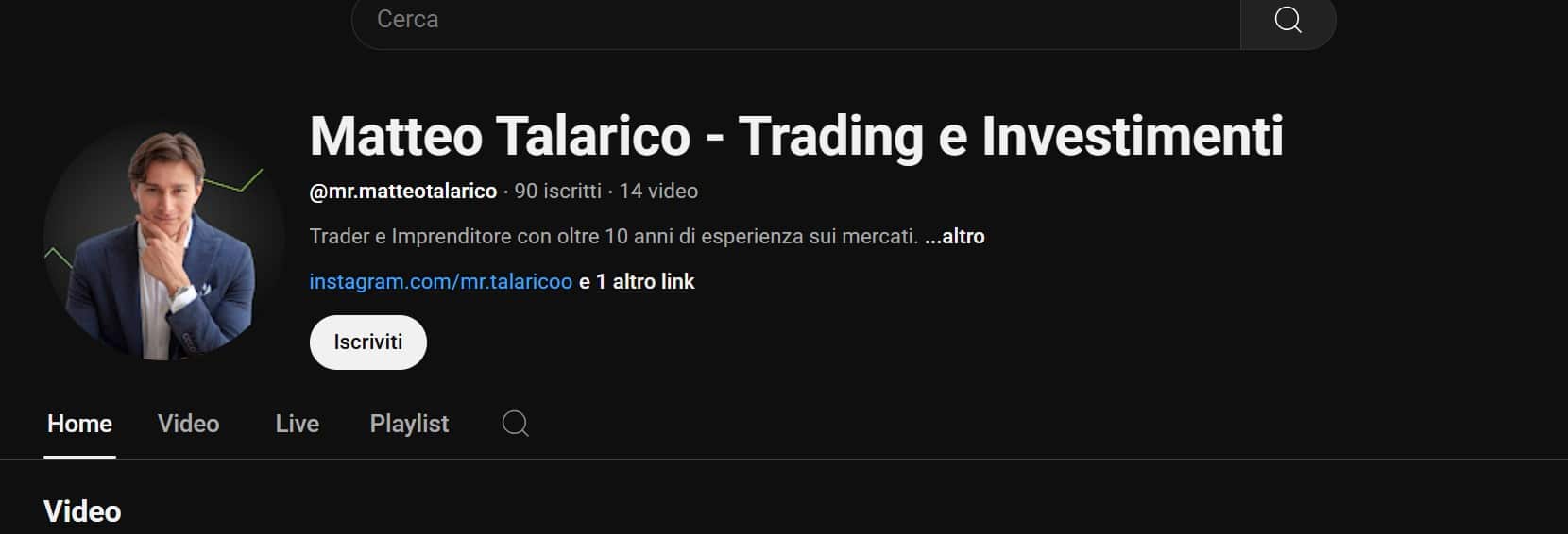 Matteo Talarico - YouTube